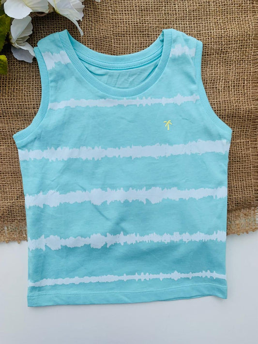 Matalan Printed Tree on Light Blue Shirt