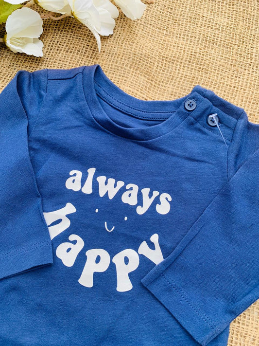 Matalan “ALWAYS HAPPY” Shirt