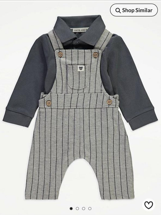 George Dungarees with bodysuit