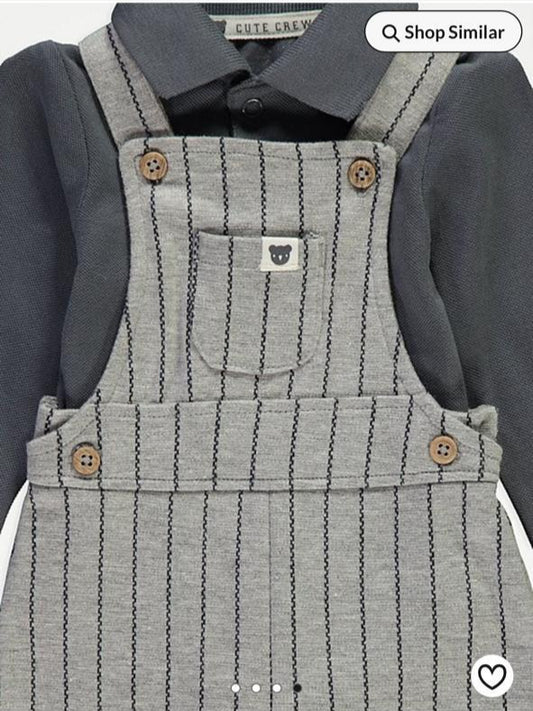 George Dungarees with bodysuit