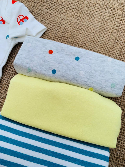 George "Transport" Pack Of 4 Bodysuits