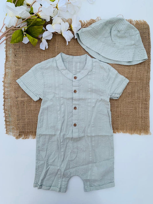 George romper with hat