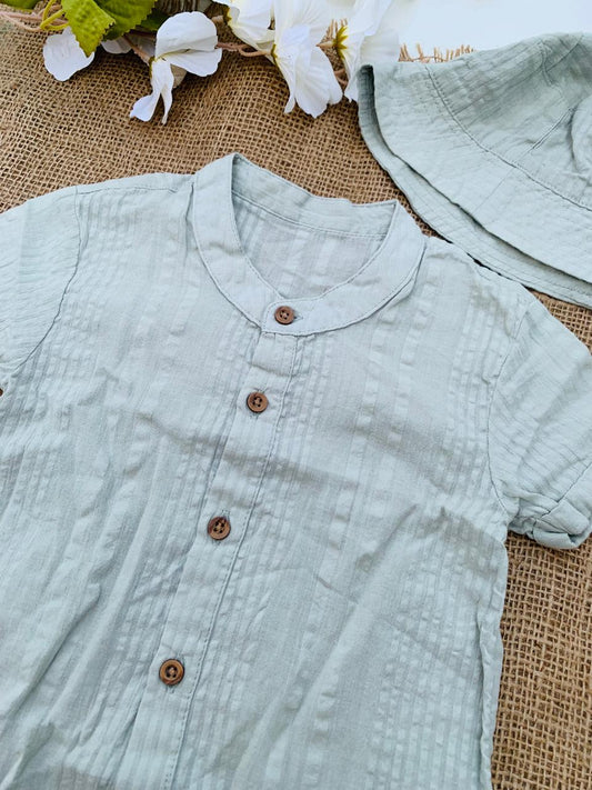 George romper with hat