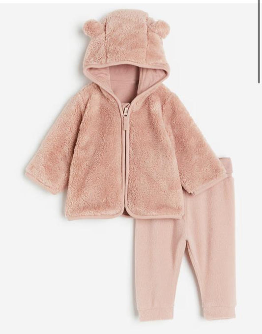 H&M Hooded Jacket with Trouser Set