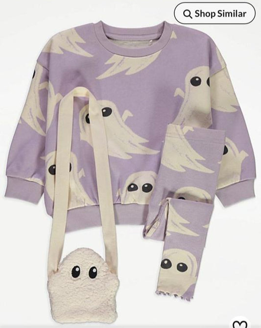 George Sweatshirt & Tights with Bag Set