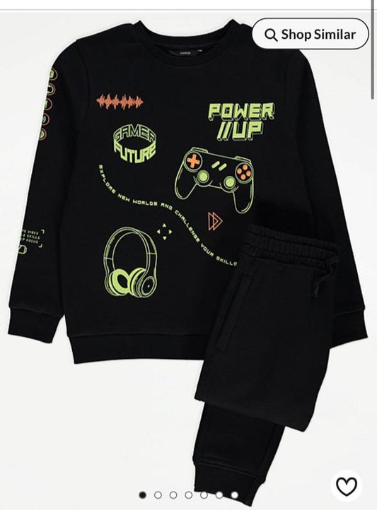 George "Power UP" Sweatshirt & Trouser Set