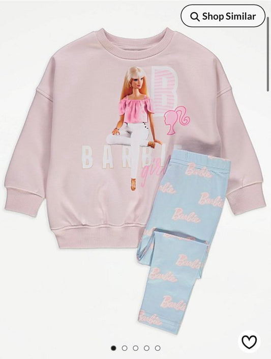 George "Barbie" Sweatshirt & Tights Set