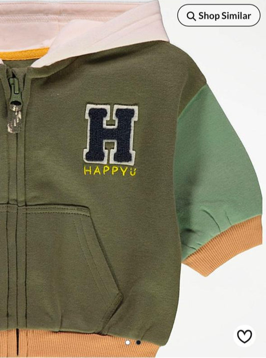 George Oversized Zipped Hoodie