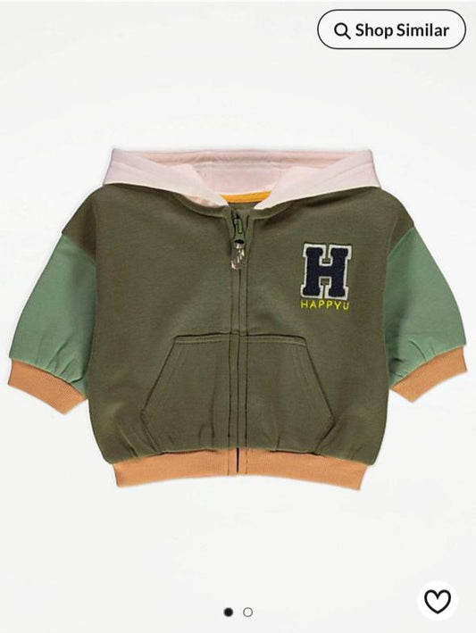 George Oversized Zipped Hoodie