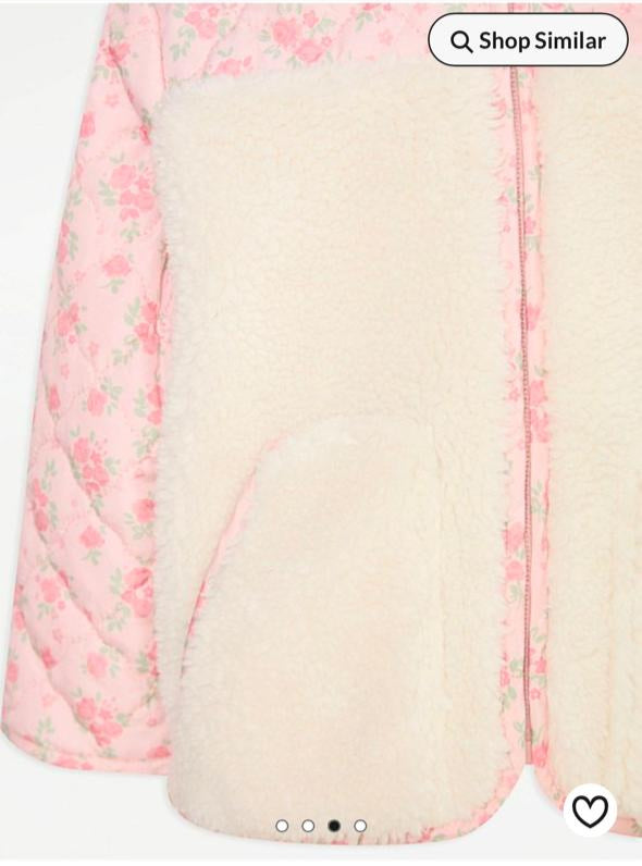 George Floral Borg Jacket