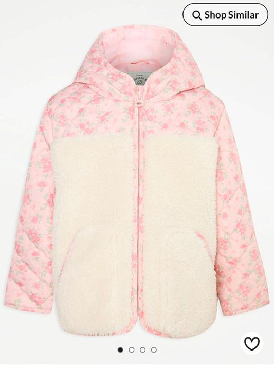 George Floral Borg Jacket