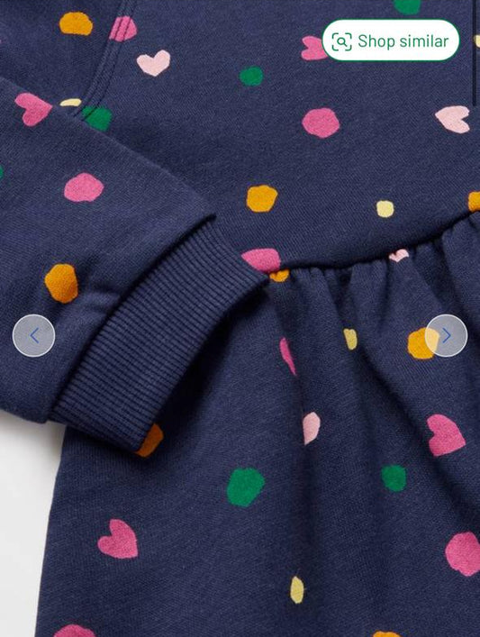 TU Clothing Hearts print Sweat Frock