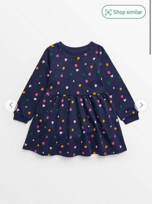 TU Clothing Hearts print Sweat Frock