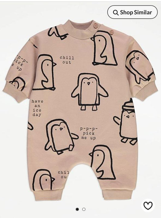 George "Chill out" Sweat Sleepsuit