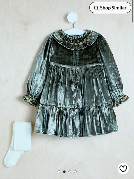George Velour Frock with Legging