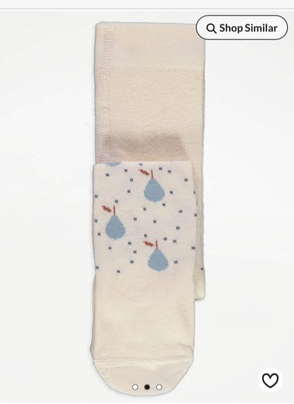 George Blue Smiley Pear Sweat Frock with Leggings