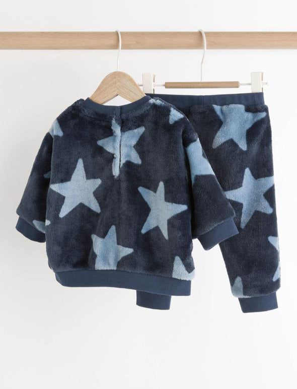 Next Star Fleece Shirt & Trouser Set