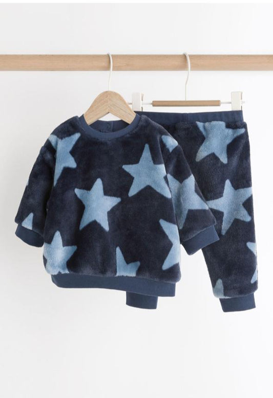 Next Star Fleece Shirt & Trouser Set