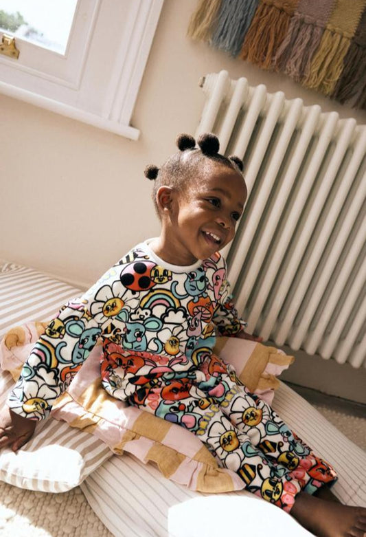 Next Fleeced Shirt & Trouser Set