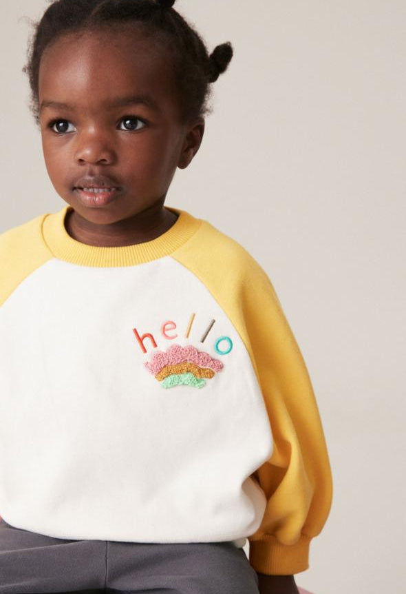 Next "Hello" Sweat Shirt & Joggers Set