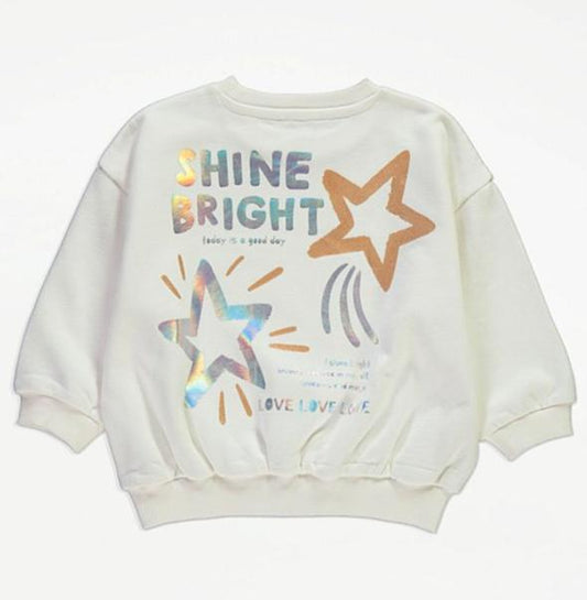 George “love” Sweatshirt & Bell Trouser Set