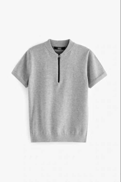 Next Knitted Zip Shirt