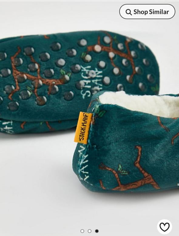George "Stick Man" warm slippers