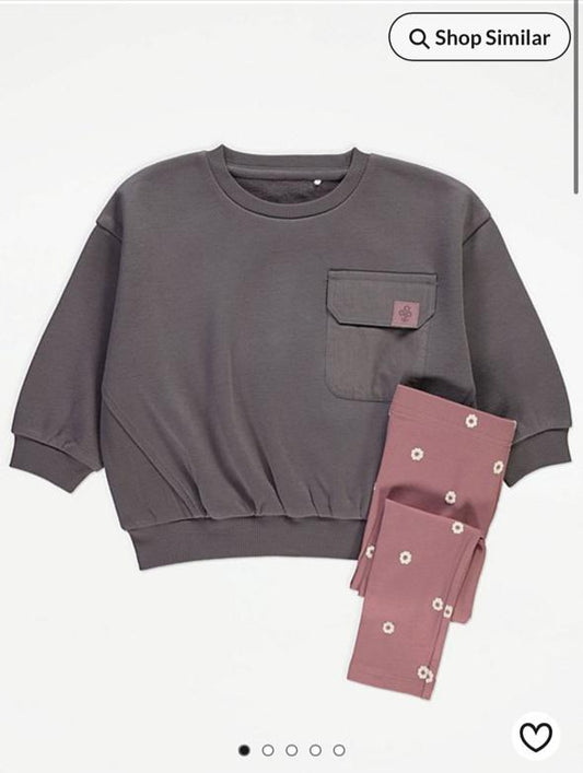 George Sweatshirt & Tights Set
