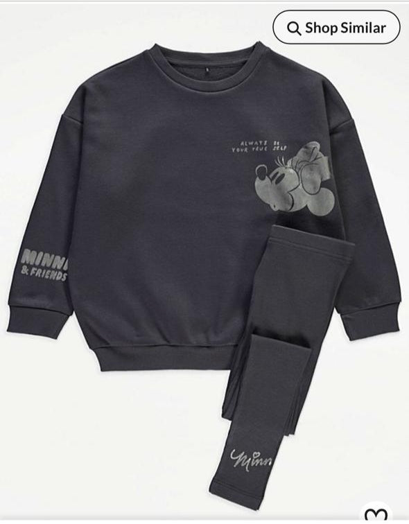 George "Minnie & Friends" Sweatshirt & Tights Set