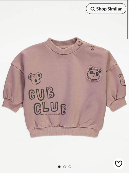 George "Cub Club" Oversized Sweatshirt Set