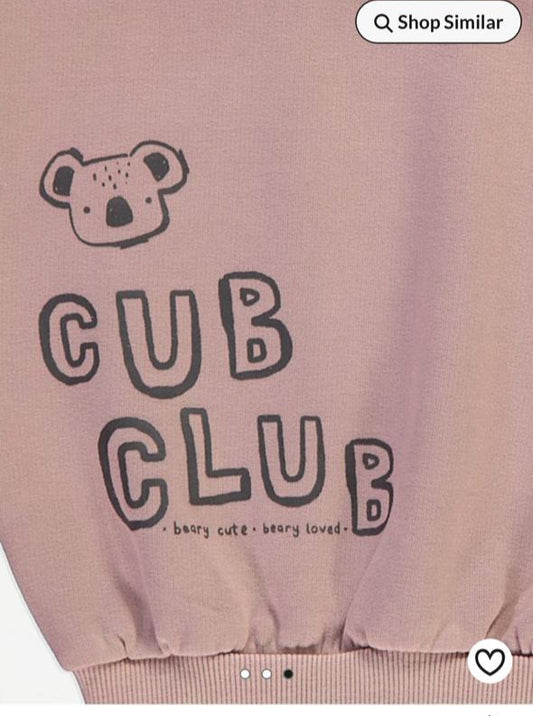 George "Cub Club" Oversized Sweatshirt Set