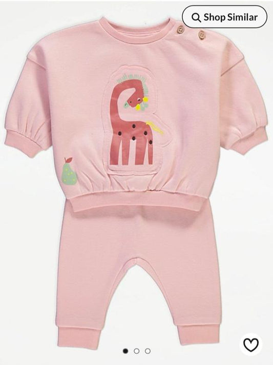 George Giraffe Sweatshirt & Trouser Set