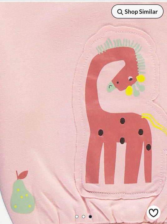 George Giraffe Sweatshirt & Trouser Set