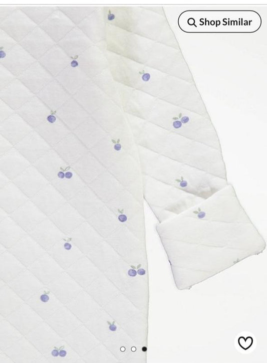 George Quilted Sleepsuit