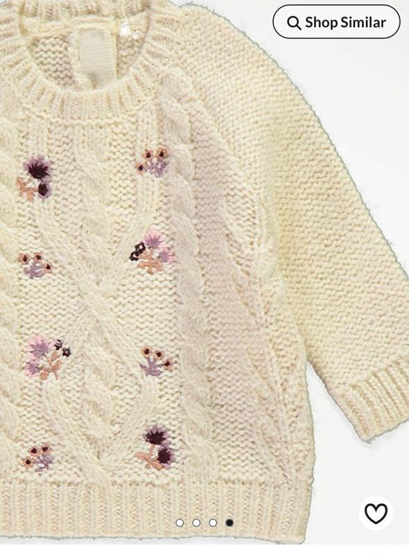George Embroidered Knitted 3pc Set