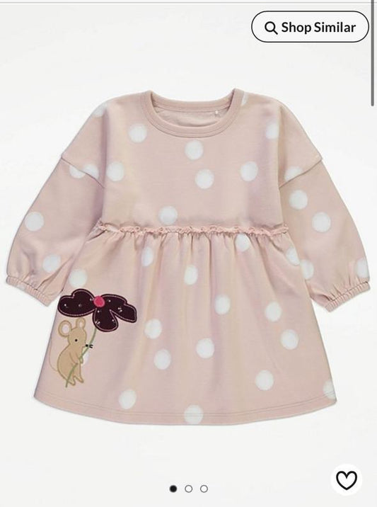 George Embroided Mouse Sweat Frock