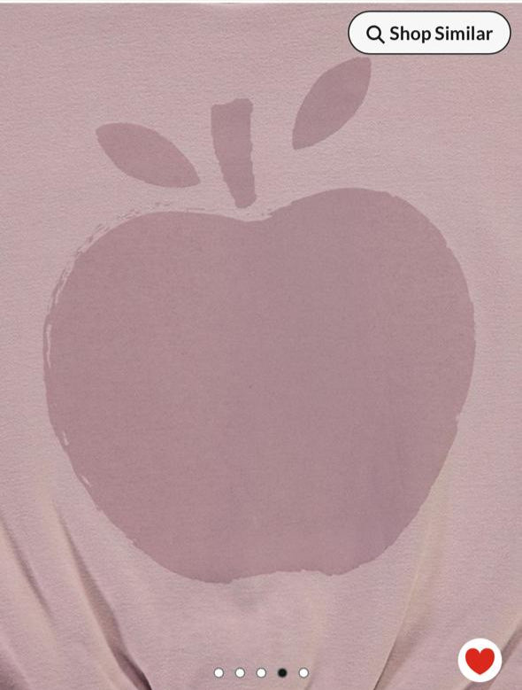George Printed Apple Sweatshirt & Trouser Set