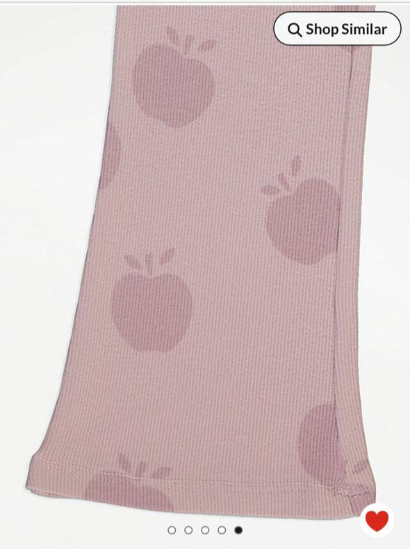 George Printed Apple Sweatshirt & Trouser Set