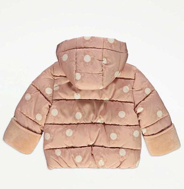 George Printed Neutral Floral Puffer Jacket