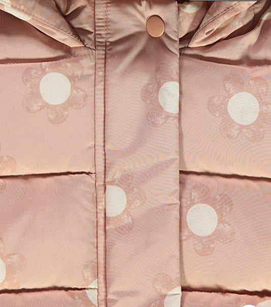 George Printed Neutral Floral Puffer Jacket