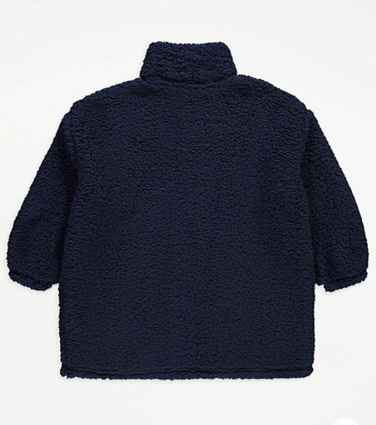 George Navy Zip up Hoodie