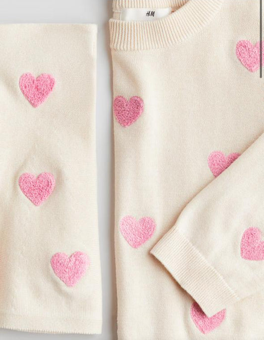 H&M Knitted Shirt & Skirt