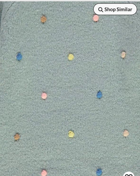 George Embroidered Knitted Dress & leggings