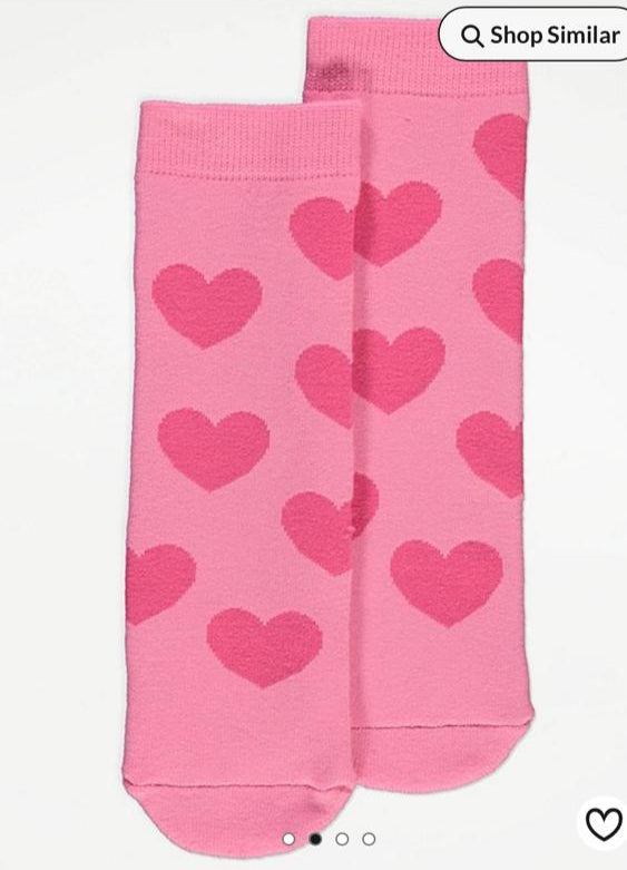 George Hearts Fleece Shirt & Trouser Set with matching socks