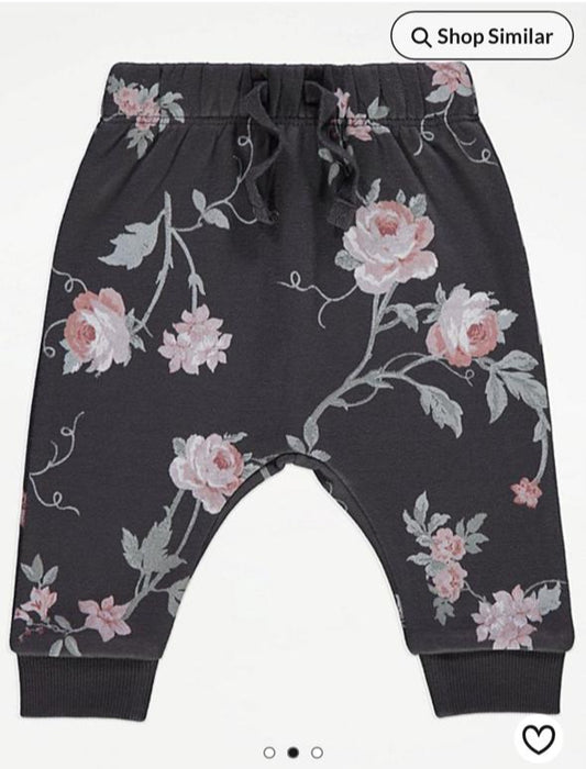 George Printed Floral Sweatshirt & Trouser Set