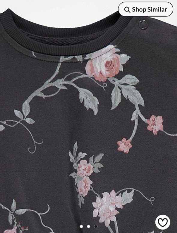 George Printed Floral Sweatshirt & Trouser Set