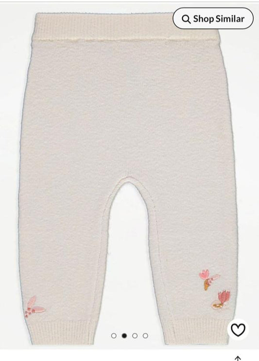 George Knitted Frill Shirt & Trouser Set