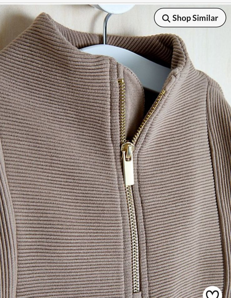 George Knitted Zipped Shirt & Trouser Set