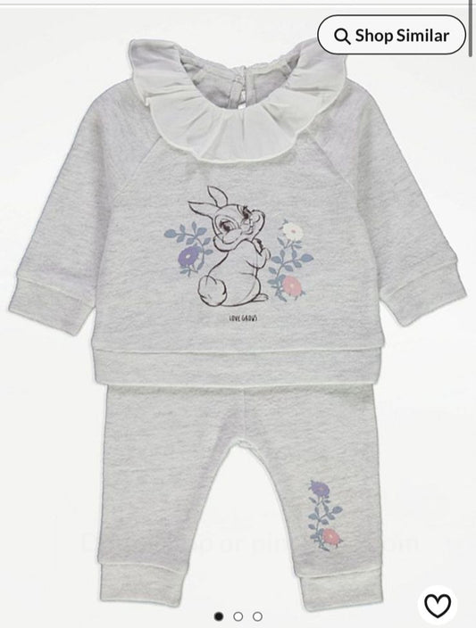 George "Love Grow" Knitted Shirt & Trouser Set