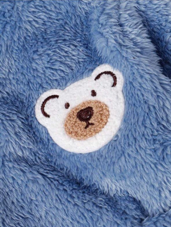SHEIN Embroided Bear Hoodie & Trouser Set